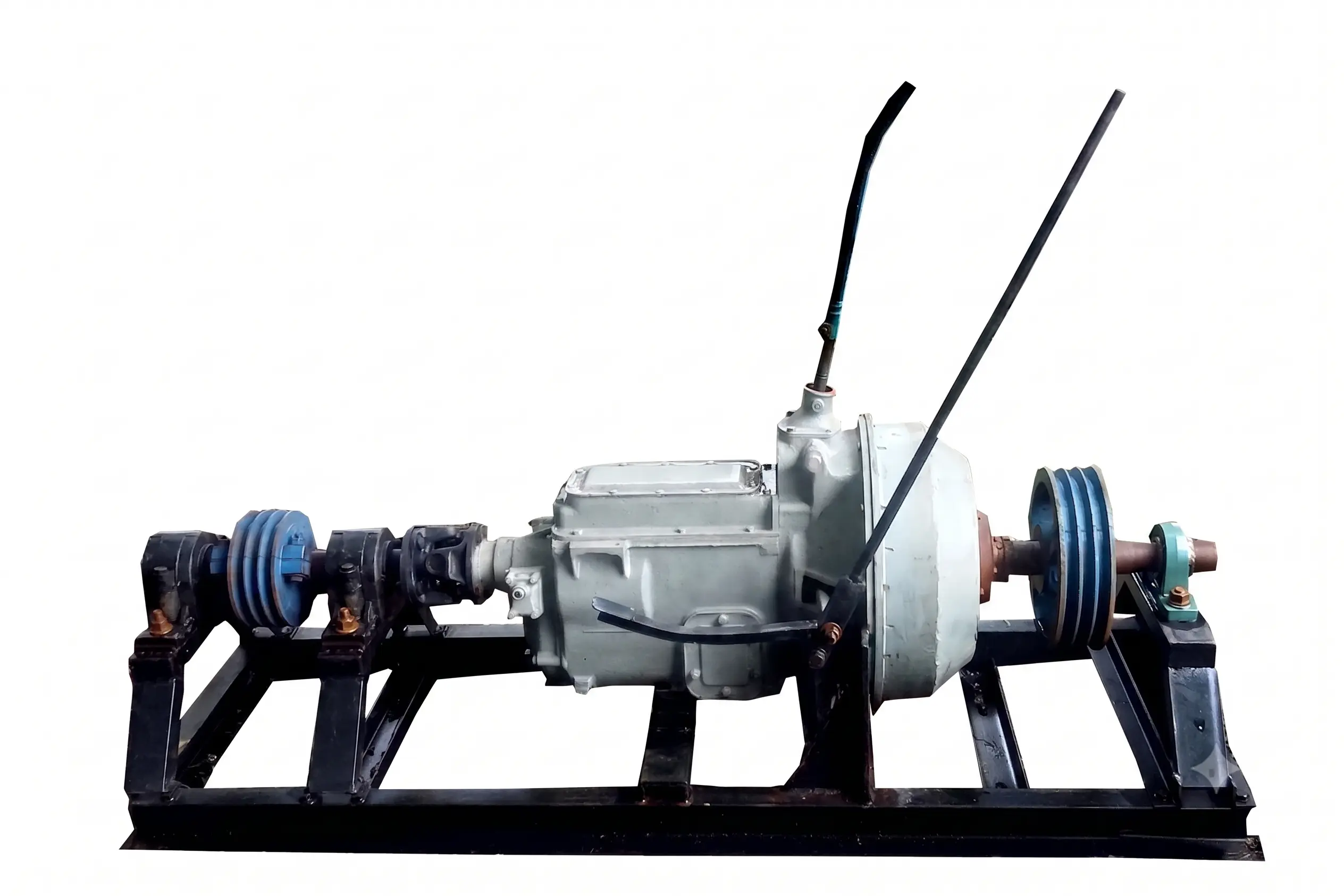 Cement Pipe Runner Machine Gear Box - front view