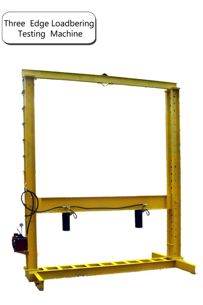 Cement Concrete Pipe Three Edge Load Bearing Testing Machine - front view